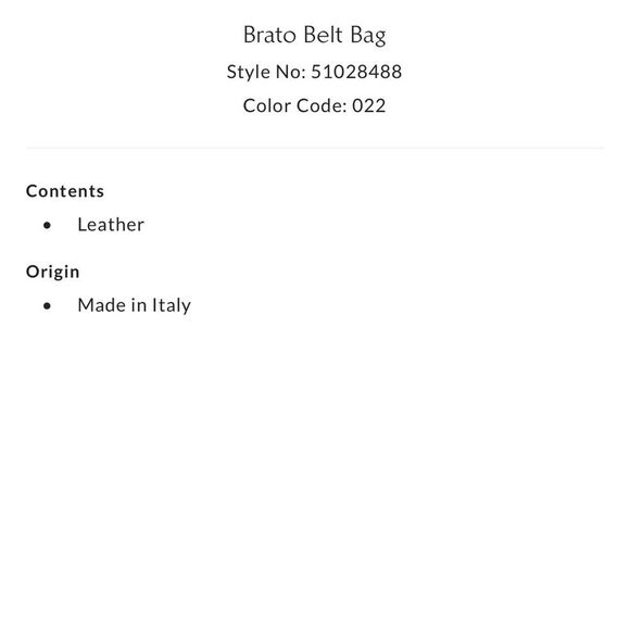 Campomaggi x Free People Brato Leather Belt/Sling Bag in True Cognac - Picture 6 of 12